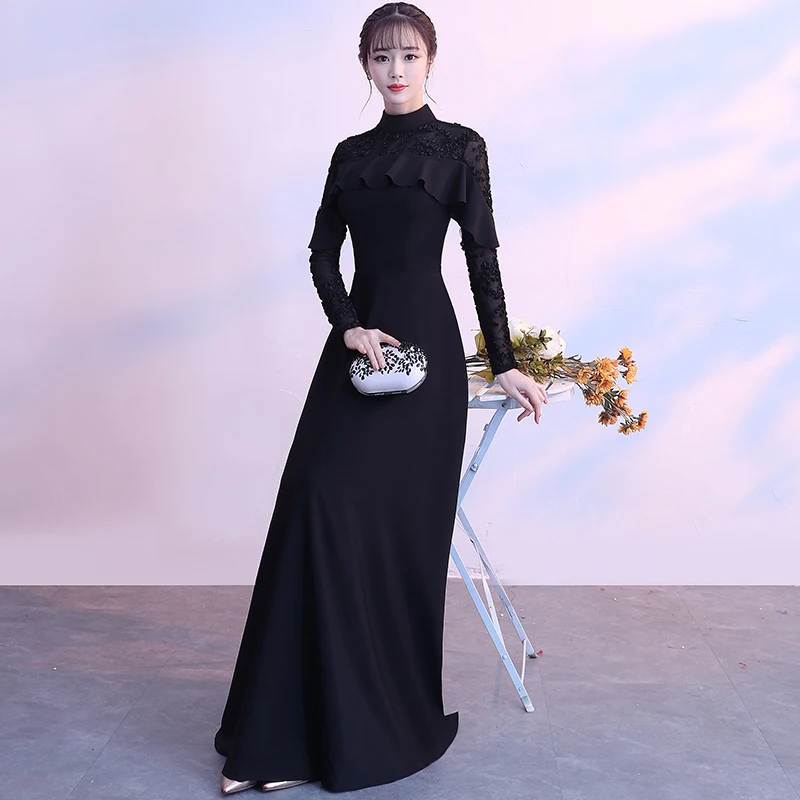 navy blue dress for baby girl Zapaka Women Plum Taffeta Long Sleeves Mother of The Bride Dress with Pockets Off The Shoulder Ruched A Line Wedding Guest Dress, Plum / US14 main image 0