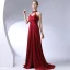 Unique Bordeaux Robe De Soirée 2017 Dentelle Appliques Dos Nu Perlage Soirée Robe De Ceremonie