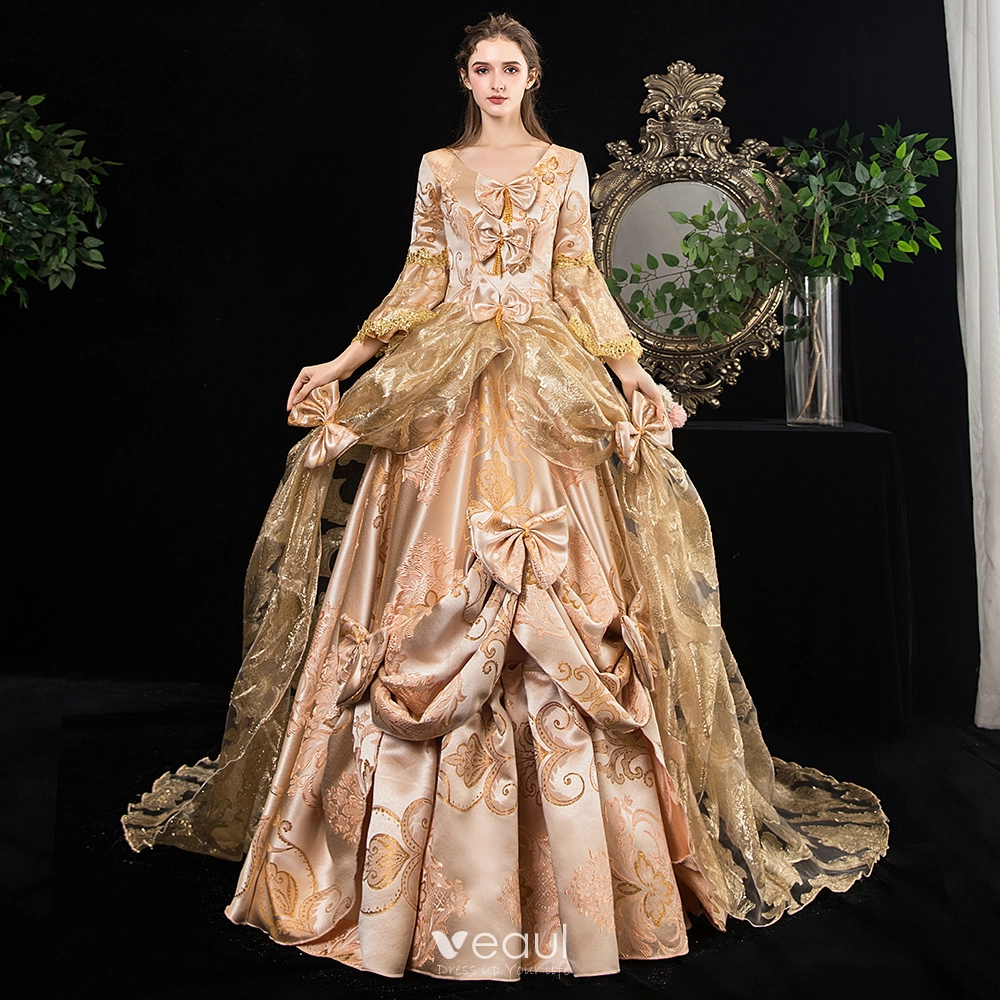 gold medieval dress Dress Lucrezia