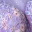 Flower Fairy Lavender Floor-Length / Long Prom Dresses 2018 A-Line / Princess Tulle U-Neck Appliques Backless Beading Evening Party Prom Formal Dresses