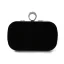 Chic / Beautiful Black Rhinestone Velour Prom Clutch Bags 2023