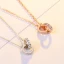 Mote Rose Gull Rhinestone Sterling Sølv Tilbehør Halskjeder 2023
