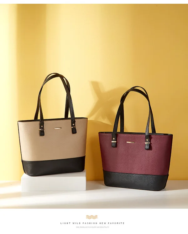 Fashion Ivory Two Tone Street Wear Women's Bags Shoulder Bags 2023
