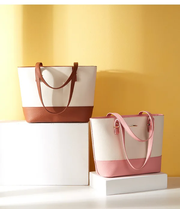 Fashion Ivory Two Tone Street Wear Women's Bags Shoulder Bags 2023
