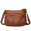Vintage Brun Casual Damer Vesker Messenger Veske 2023