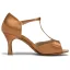 Chic / Beautiful White Prom Latin Dance Shoes 2021 T-Strap 7 cm Stiletto Heels Pointed Toe Womens Sandals High Heels