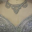 Scintillantes Gris Robe De Soirée 2018 Trompette / Sirène Fait main Perlage Cristal Perle Faux Diamant Paillettes Encolure Dégagée Sans Manches Train De Balayage Robe De Ceremonie