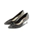 Sparkly Silver Evening Party Pumps 2019 Leather Sequins 6 cm Stiletto Heels Pointed Toe Pumps
