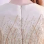 Sparkly Bling Bling Gold Tea-length Evening Dresses  2018 Trumpet / Mermaid U-Neck Tulle Beading Sequins Formal Dresses