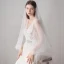 Classic Elegant White Wedding Short Tulle Wedding Veils 2019