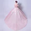 Blumenfee Rosa Lange Ballkleider 2018 Spaghettiträger Tülle Perlenstickerei Applikationen Rückenfreies Ballkleid Ball Festliche Kleider