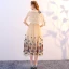 Lovely Champagne Tea-length Graduation Dresses 2018 A-Line / Princess U-Neck Tulle With Shawl Butterfly Beading Appliques Formal Dresses