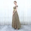 Chic / Beautiful Burgundy Evening Dresses  2017 A-Line / Princess Striped Backless Beading Evening Party Formal Dresses