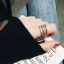 Modern / Fashion Silver Rhinestone Lucky Tail Ring Evening Party Rings 2019 Accessories