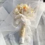 Modern / Fashion Champagne Wedding Flowers 2020 Handmade  Beading Crystal Flower Pearl Lace Tulle Metal Bridal Wedding Prom Accessories