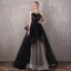 Luxury / Gorgeous Black Evening Dresses  2017 Lace Beading Appliques Backless Evening Party Prom Dresses