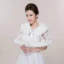 Hiver Blanche En Dentelle Fausse Fourrure Mariage Promo Châles 2017