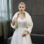 Hiver Manches Longues Fausse Fourrure Mariage Promo Manteaux / vestes 2017