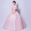 Blumenfee Rosa Lange Ballkleider 2018 Spaghettiträger Tülle Perlenstickerei Applikationen Rückenfreies Ballkleid Ball Festliche Kleider