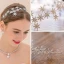 Classic Elegant Silver Bridal Jewelry 2017 Metal Handmade  Crystal Beading Headpieces Wedding Prom Accessories