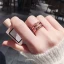 Modern / Fashion Silver Rhinestone Lucky Tail Ring Evening Party Rings 2019 Accessories