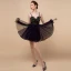 Sexy Mode Schwarz Kurze Cocktailkleider 2018 A Linie Tülle Rückenfreies Perlenstickerei Strass Cocktail Festliche Kleider