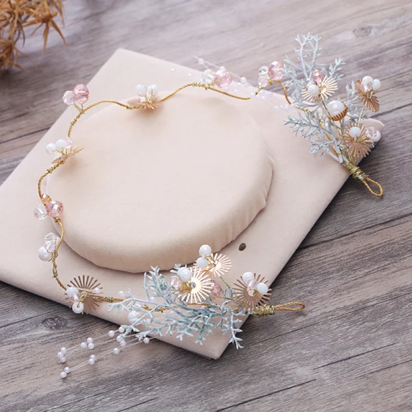 Snygga / Fina Multi-Färger Hårsmycken Örhängen 2019 Beading Pärla Tassel Bröllop Bal 2-delat Tillbehör