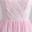 Modest / Simple Candy Pink Floor-Length / Long Evening Dresses  2018 A-Line / Princess Chiffon V-Neck Backless Printing Formal Dresses
