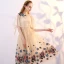 Lovely Champagne Tea-length Graduation Dresses 2018 A-Line / Princess U-Neck Tulle With Shawl Butterfly Beading Appliques Formal Dresses