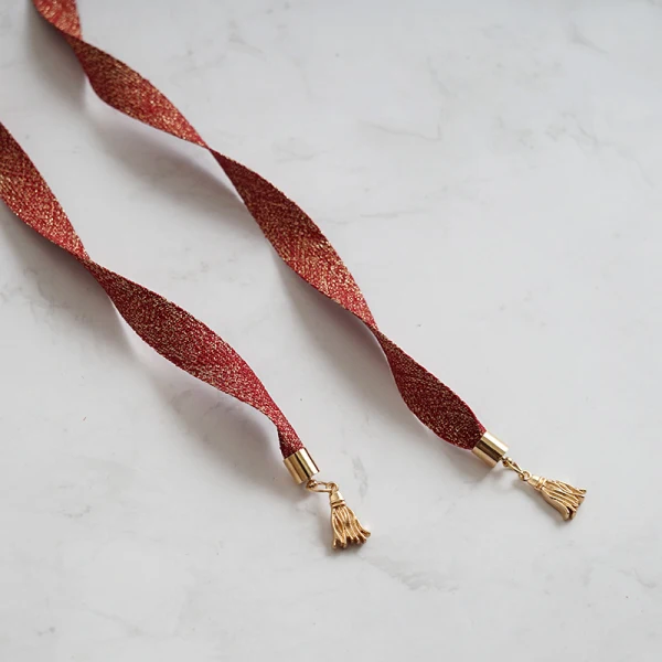 Scintillantes Romantique Marron Promo Rubans 2020 Gland Métal La Mariée Mariage Soirée Accessorize