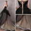 Luxury / Gorgeous Black Evening Dresses  2017 Lace Beading Appliques Backless Evening Party Prom Dresses