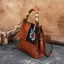 Vintage / Retro Printing Brown Street Wear Women's Bags 2023