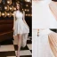 Chic / Belle Vert Foncé Paillettes Robe De Fête 2022 Princesse Encolure Dégagée Perlage Gland Sans Manches Asymétrique Soirée Robe De Soirée Robe De Ceremonie