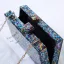 Fancy Sky Blue Multi-Colors Sequins Evening Party Acrylic Clutch Bags 2023