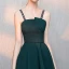Modest / Simple Blushing Pink Homecoming Graduation Dresses 2018 A-Line / Princess Backless Spaghetti Straps Sleeveless Short Prom Dresses