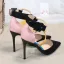 Mooie / Prachtige Oranje Straatkleding Suede Sandalen Dames 2020 X-Strap 10 cm Naaldhakken / Stiletto Spitse Neus Sandalen
