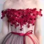 Mode Partykleider 2017 Abiballkleider Multifarben Kurze Ballkleid Off Shoulder Rückenfreies Kurze Ärmel Spitze Applikationen