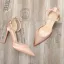 Schlicht Nude Datierung Sandalen Damen 2020 Knöchelriemen 10 cm Stilettos Spitzschuh Sandaletten