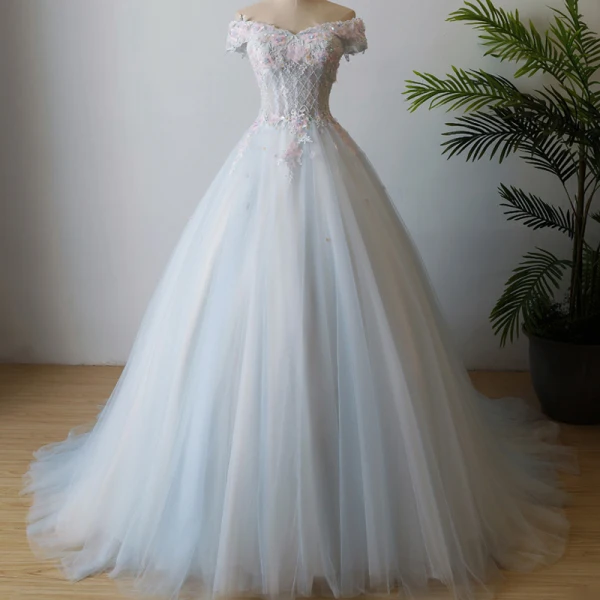 Luxury / Gorgeous Champagne Prom Dresses 2017 A-Line / Princess Strapless Lace Handmade Appliques Backless Embroidered Evening Dresses
