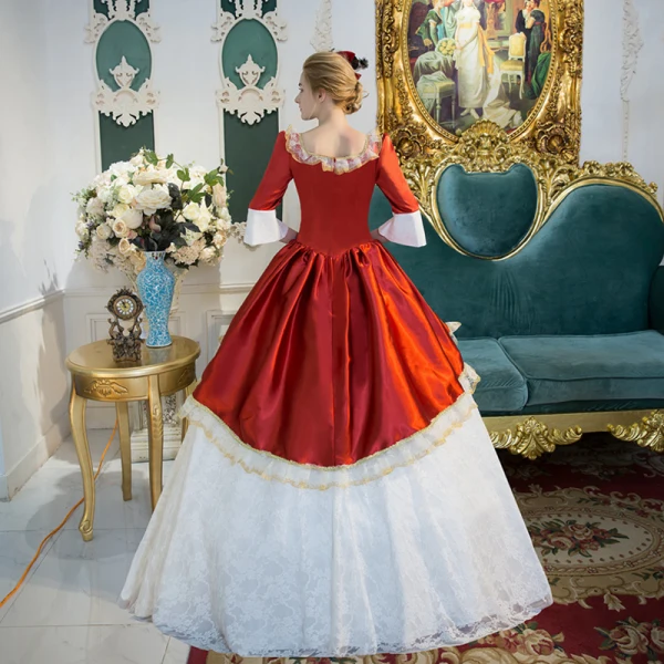Vintage / Retro Traditional White Floor-Length / Long Ball Gown Prom Dresses 2018 Lace-up U-Neck Tulle Crystal Prom Formal Dresses