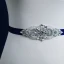 Schlicht Königliches Blau Ball Schärpen 2020 Handgefertigt Satin Metall Perlenstickerei Kristall Strass Hochzeits Hochzeit Brautaccessoires