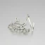 Classique Élégant Argenté Feuille Paix Foi Bague Argent sterling Travail Vacances Anneaux 2019 Accessorize