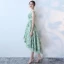Unique 2017 Vert Robe De Soirée Dentelle U-Cou Percé de retour Robe De Ceremonie