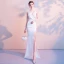 Modern / Fashion Sexy Candy Pink Floor-Length / Long Evening Dresses  2018 Trumpet / Mermaid V-Neck Charmeuse Backless Beading Rhinestone Formal Dresses