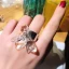 Glamorös Silver Kristall Ringa Dansande Ringar 2019 Tillbehör