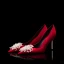 Classique Élégant Blanche Chaussure De Mariée Cuir Perlage Perle Mariage Soirée Talons Hauts À Bout Pointu Chaussures Femmes 2019
