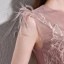 Chic / Belle Rose Bonbon Robe De Soirée 2017 Princesse Tulle U-Cou Plumes Brodé Dos Nu Soirée Robe De Ceremonie