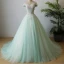 Luxury / Gorgeous Champagne Prom Dresses 2017 A-Line / Princess Strapless Lace Handmade  Appliques Backless Embroidered Evening Dresses