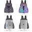 3-piece Rainbow Luminous Geometric Shoulder Bags Backpacks Wallet 2021 Multi-Colors Street Wear Casual Holographic Reflective Women's Bags
