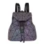 3-piece Rainbow Luminous Geometric Shoulder Bags Backpacks Wallet 2021 Multi-Colors Street Wear Casual Holographic Reflective Women's Bags